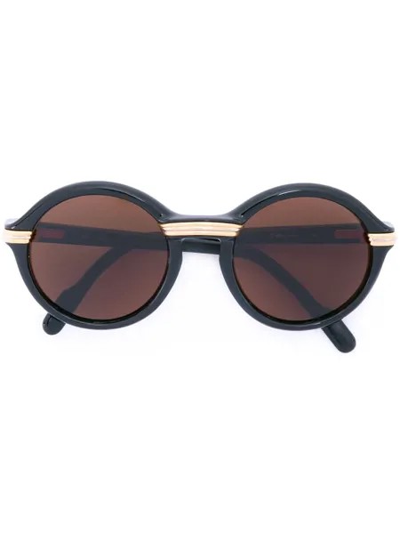 Cartier круглые солнцезащитные очки pre-owned