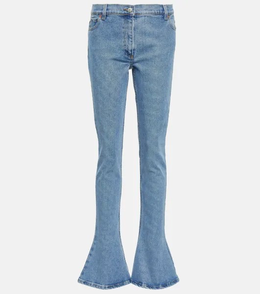 Расклешенные джинсы облегающего кроя MAGDA BUTRYM, синий