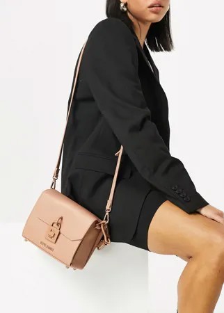 Розовая сумка через плечо с замком Steve Madden Belaniel-Розовый