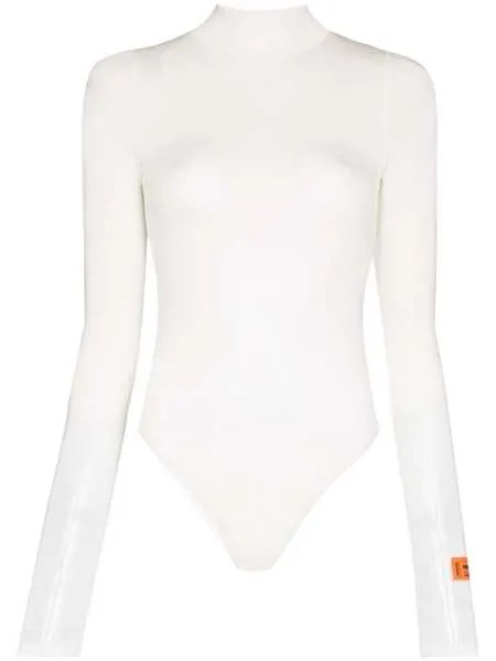 Heron Preston logo-embroidered bodysuit