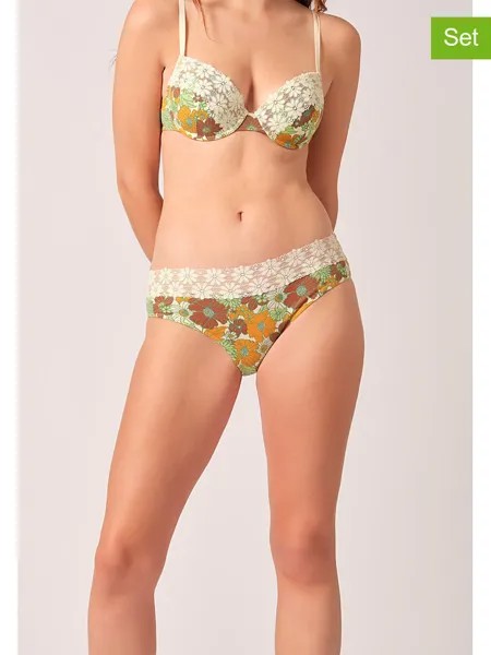 Трусы Skiny, цвет creme/grün
