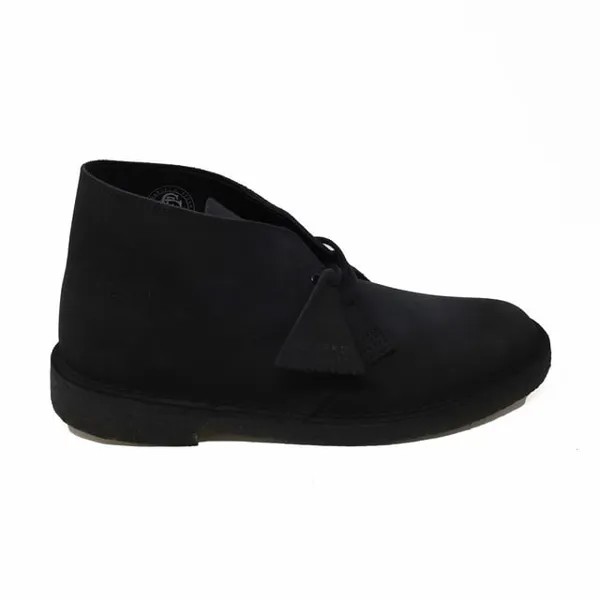 Элегантные туфли-ботинки дезерты синего цвета Clarks, синий