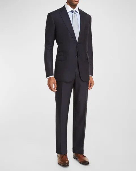 Мужской однотонный костюм-двойка Brunico Brioni