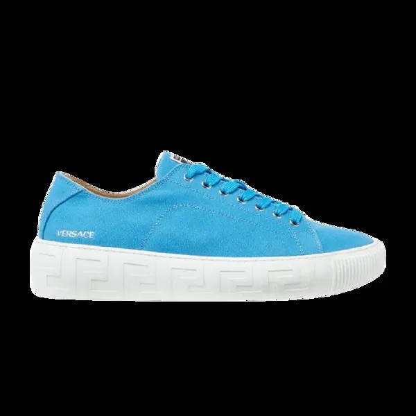 Низкие кроссовки Versace Greca Low, синий