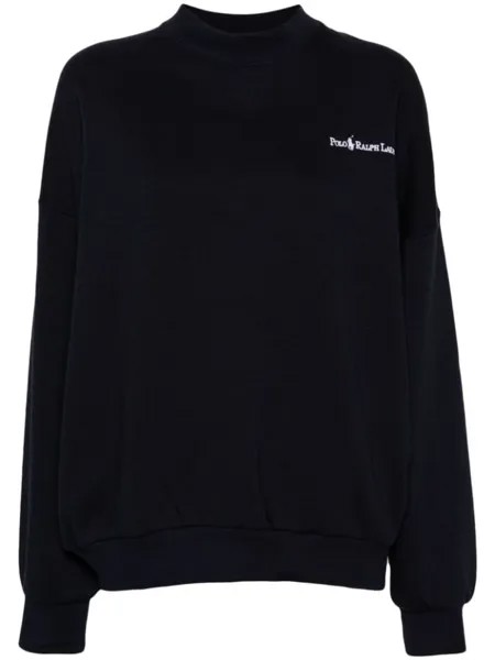 Polo Ralph Lauren свитер с вышивкой Polo Pony, синий