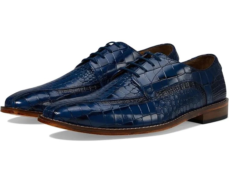Оксфорды Stacy Adams Gabardo Bike Toe Lace-Up, синий
