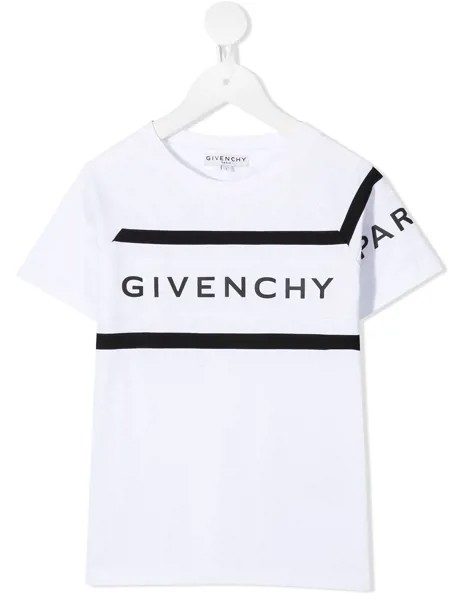 Givenchy Kids футболка с логотипом