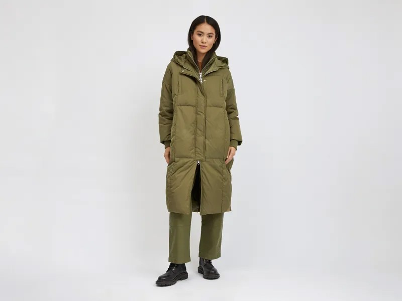 Пуховик женский United Colors of Benetton 21A_2GG3536B4 зеленый L