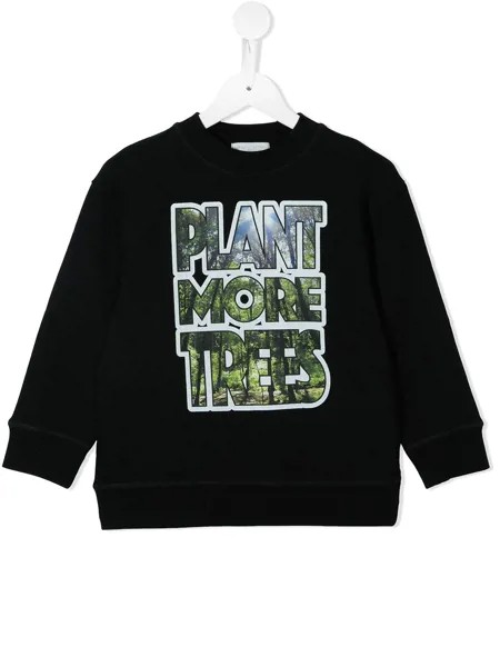Stella McCartney Kids толстовка с надписью