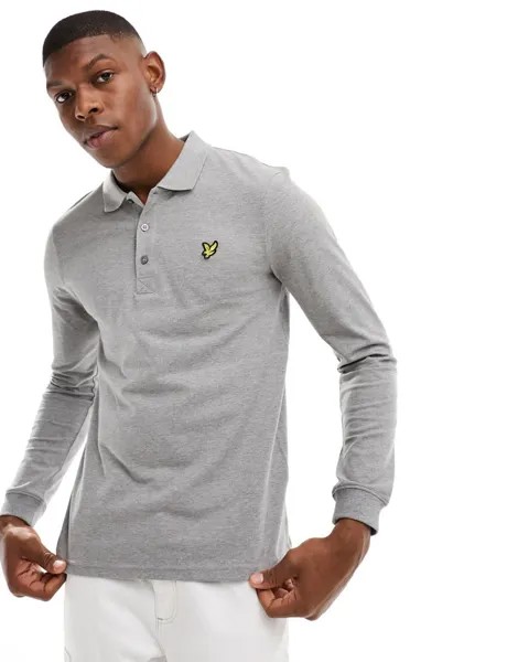 Рубашка-поло с длинными рукавами Lyle & Scott (Серый) Lyle & Scott Vintage