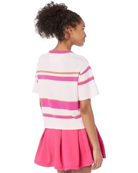 Свитер MONROW Ex-Boyfriend Sweater Tee, цвет Bubble Gum