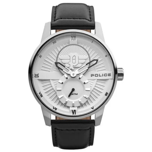 Наручные часы Police мужские Мужские часы Police PEWJA2110102 кварцевые, водонепроницаемые, серый