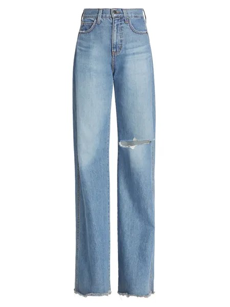 Широкие джинсы с высокой посадкой Taylor Veronica Beard