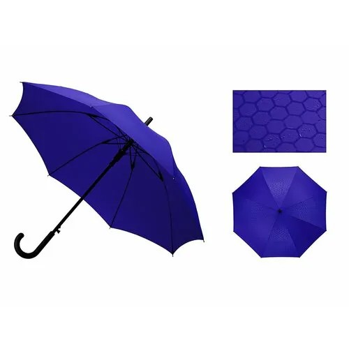 Зонт-трость синий