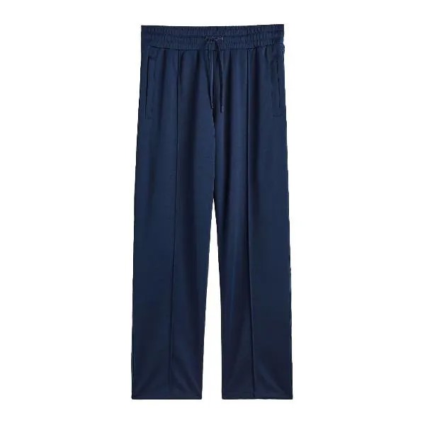 Спортивные брюки быстросохнущие H&M Relaxed Fit Fast-drying Track Pants, темно-синий