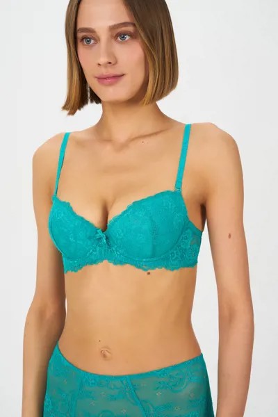 Бюстгальтер женский Innamore ICD10181 Basic Lace зеленый 80D