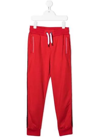 Givenchy Kids спортивные брюки с кулиской и логотипом