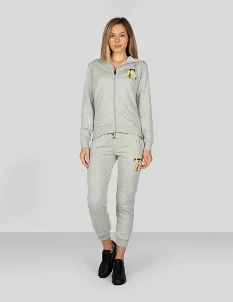 Толстовка спортивная женская серая Trussardi, серый