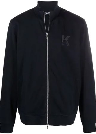 Karl Lagerfeld спортивная куртка с вышивкой