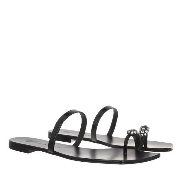 Сандалии flat sandal Giuseppe Zanotti, черный