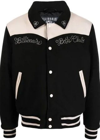 Billionaire Boys Club стеганая куртка с вышитым логотипом