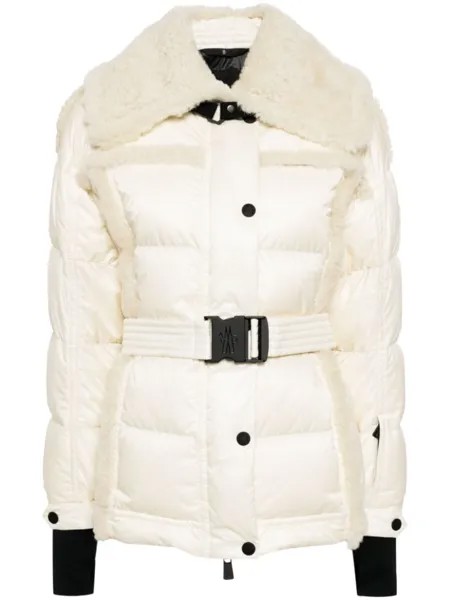Лыжная куртка Biollay с поясом Moncler Grenoble, бежевый