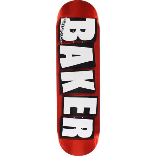Дека для скейтборда BAKER Brand Logo Deck Red Foil 8.5дюйм