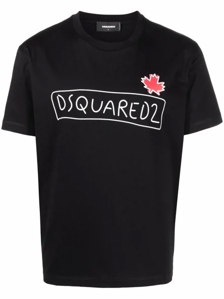 Dsquared2 футболка с принтом