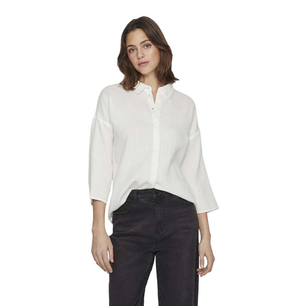Рубашка Vila Lania 3/4 Sleeve, белый