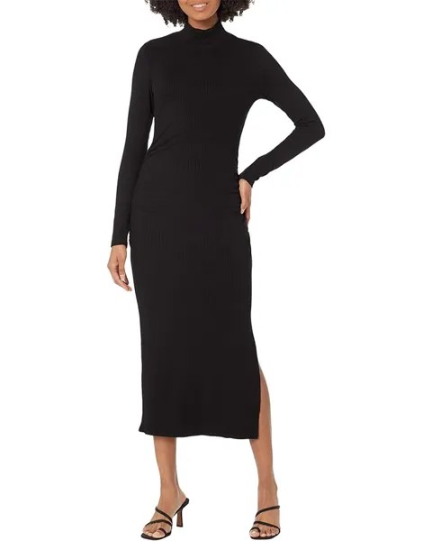 Платье SUNDRY Turtleneck Midi, черный