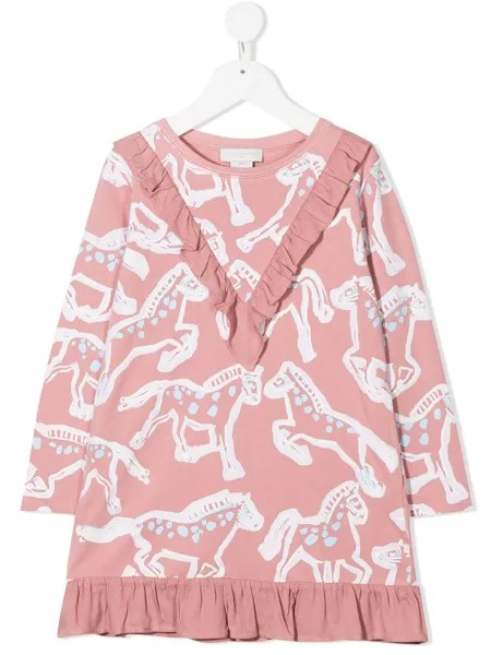 Stella McCartney Kids платье с принтом