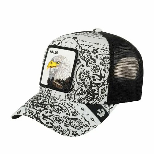 Бейсболка GOORIN BROS., размер 0, белый/черный