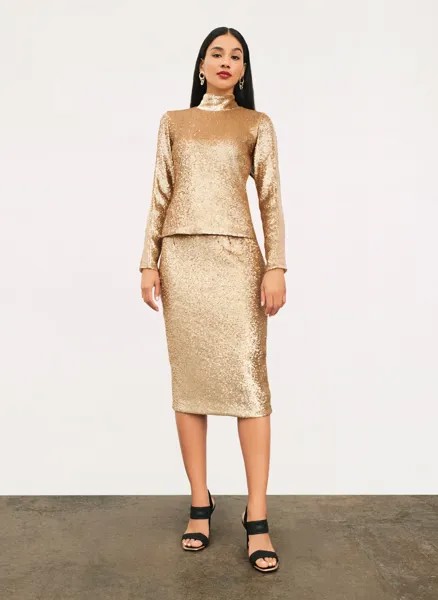Водолазка с вставкой Donna Karan