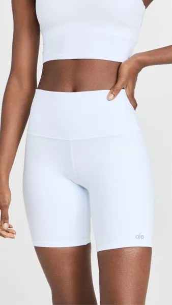 Шорты Alo Yoga High Waist Bike, белый