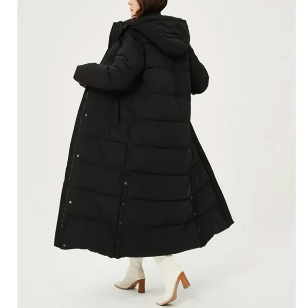 Пальто женское длинное стеганое, верхняя одежда в Канады, теплая верхняя одежда, большой размер 6XL 7XL, для зимы