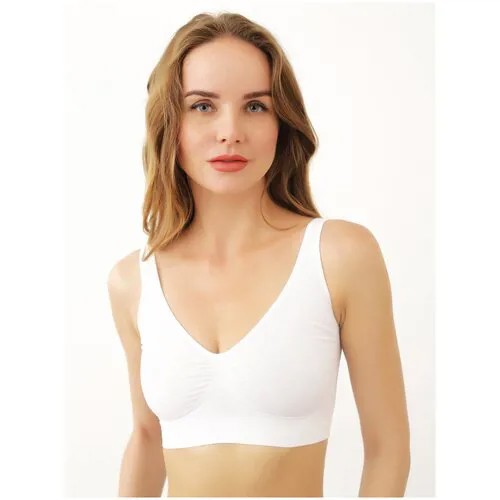 Топ Intimidea Reggiseno Kita, размер 4-L/XL, белый