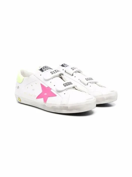 Golden Goose Kids кеды Old School с нашивкой Star