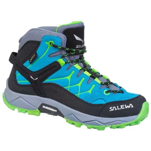 Ботинки Salewa Alp Trainer Mid Gore-Tex Blue Danube/Fluo Green (Eur:27)