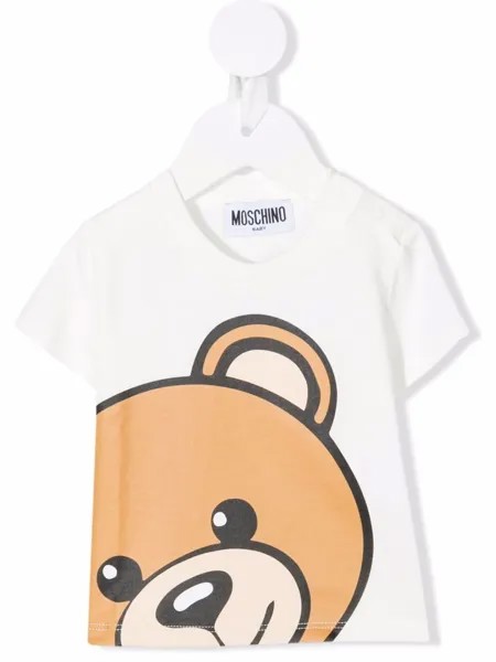 Moschino Kids футболка с принтом Toy Bear