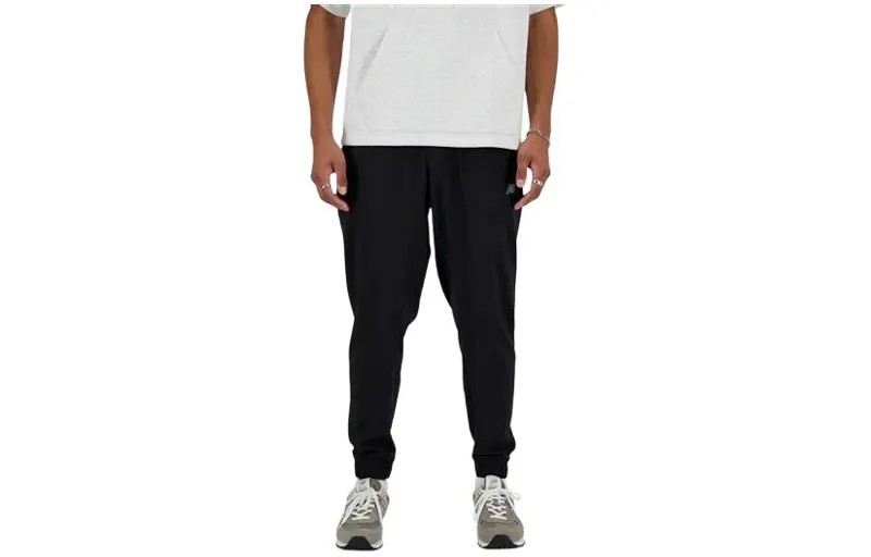 Мужские трикотажные спортивные штаны New Balance, цвет Black