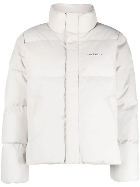 Carhartt WIP пуховик W' Yanie с логотипом, нейтральный цвет