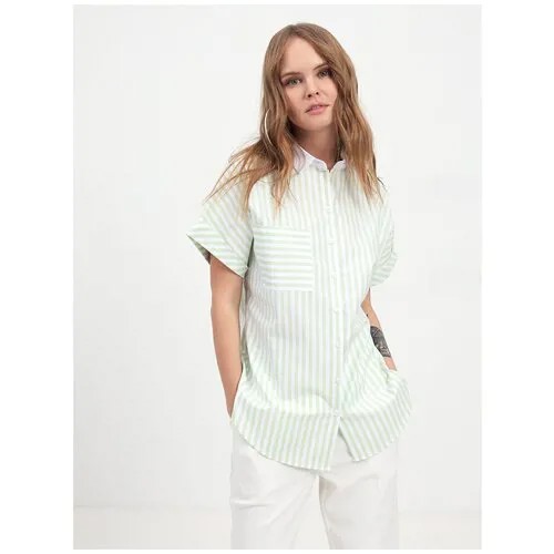 Рубашка Katharina Kross, размер 52, зеленый