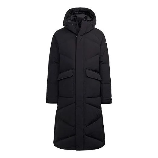 Пуховик Adidas Big Baffle Coat Outdoor Black GT6536, черный