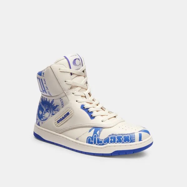 Кроссовки COACH The Lil Nas X Drop C202 High Top, цвет Chalk/Blue