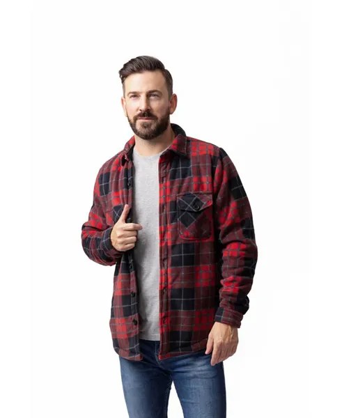 Мужская куртка-рубашка в клетку с длинными рукавами Jax Heat Holders, мультиколор