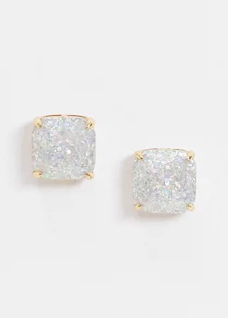 Квадратные серьги-гвоздики Kate Spade-Мульти
