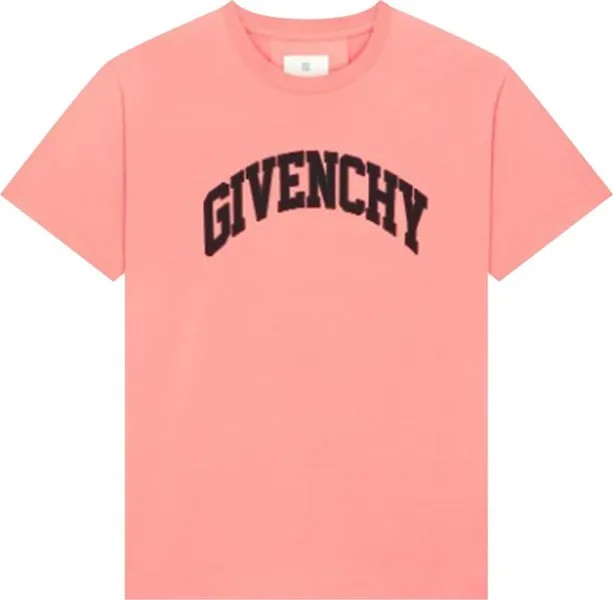 Футболка Givenchy Oversized Fit T-Shirt Coral, розовый