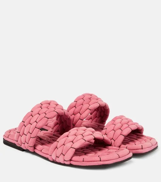 Кожаные сандалии Dries Van Noten, розовый