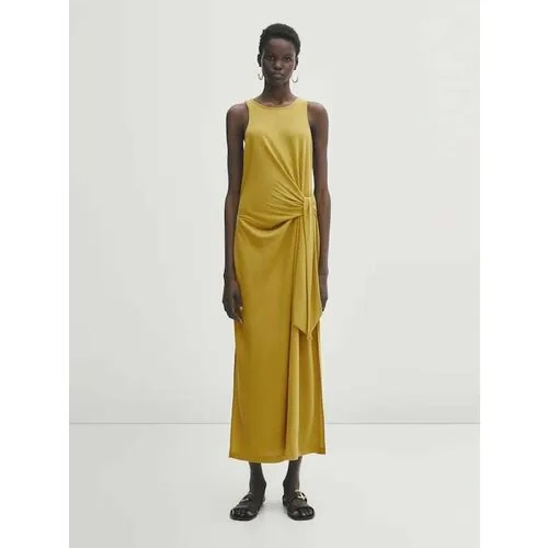 Платье Massimo Dutti, размер L, желтый