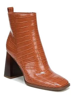 CIRCUS BY SAM EDELMAN Ботильоны женские оранжевые Pascha с квадратным носком на блочном каблуке, длина 7,5 м